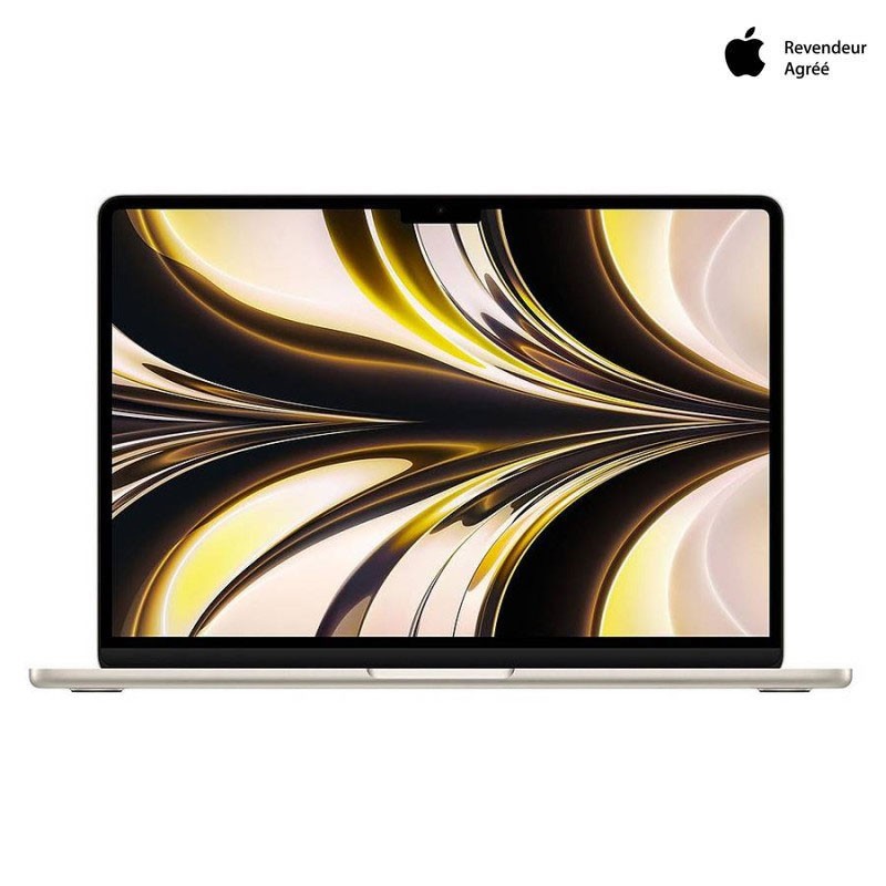 Apple MacBook Air 13.6" - M2 (2022) -  8Go/256 Go Lumière stellaire (MLY13FN/A)