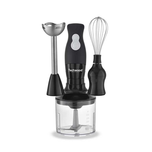 Mixeur plongeant Techwood TWPO60162 | 3en1 | 300W | Noir