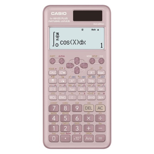 Calculatrice Casio FX-991 ES PLUS 10+2 chiffres -Rose Calculatrice Casio FX-991 ES PLUS 10+2 chiffres -Rose