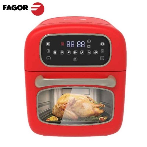 Friteuse Sans Huile FAGOR FGAF7R 7 Litres Rouge FRITEUSE SANS HUILE FAGOR FGAF7R l 7 Litres front view