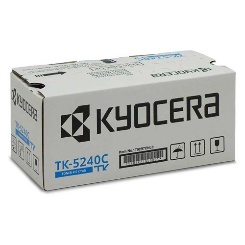 Toner Original KYOCERA TK-5240C l 3.000 Pages ISO 19798 l Cyan l 1T02R7CNL0 Toner Original KYOCERA TK-5240C l 3.000 Pages ISO 19798 l Cyan l 1T02R7CNL0