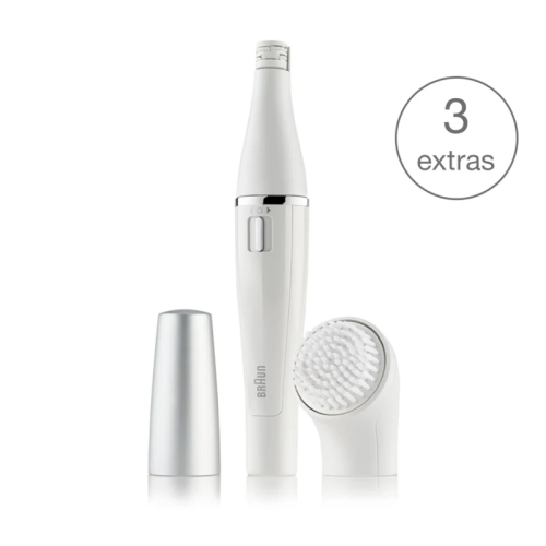 Epilateur visage & Brosse BRAUN SE830 - Blanc Epilateur visage Brosse BRAUN SE830 Blanc