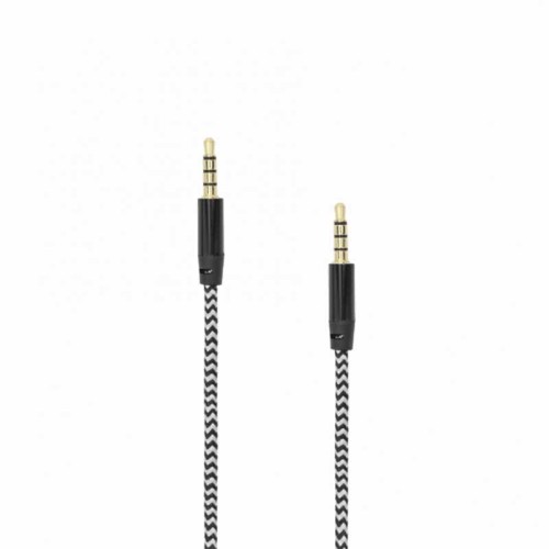 CÂBLE AUDIO SBOX 3.5 Mâle - 3.5 mm Mâle 1,5 m Noir