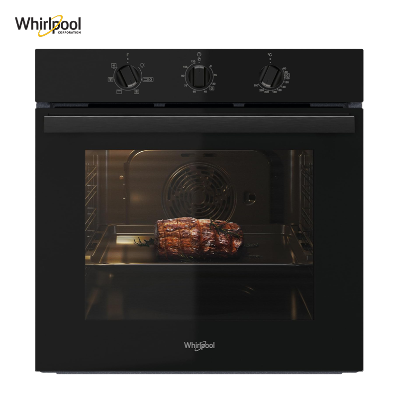 FOUR ÉLECTRIQUE ENCASTRABLE WHIRLPOOL 71 L  -  Noir (OMR35HROB)