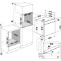 FOUR ÉLECTRIQUE ENCASTRABLE WHIRLPOOL 71 L (OMR55HR0X)