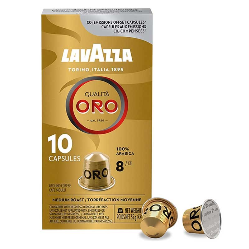 Lot de 10 capsules de café Lavazza Alu QUALITA ORO (NCC)