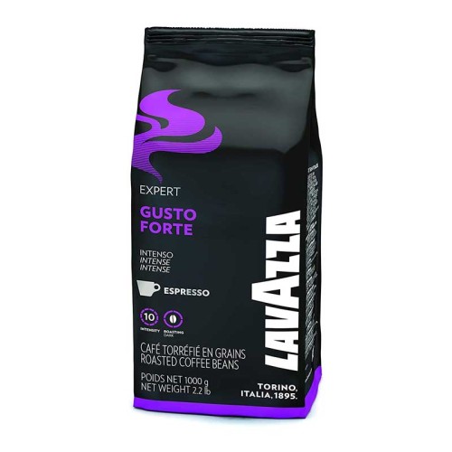 Paquet de 1 kg café en grains LAVAZZA Gusto Forte