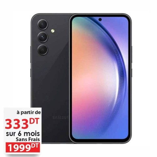 Smartphone SAMSUNG Galaxy A54 5G - 8Go/128Go - Black - SM-A546E/DS Smartphone SAMSUNG Galaxy A54 6Go/128Go - Black - SM-A546E/DS