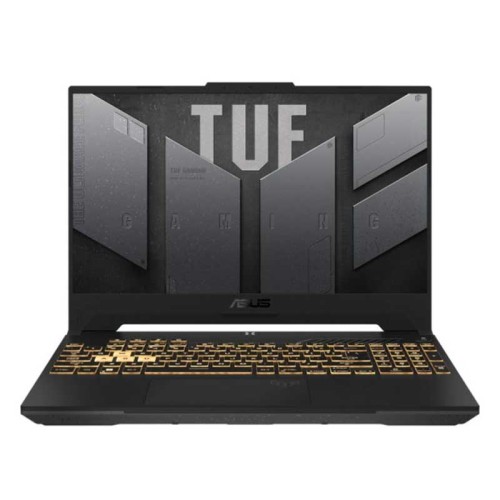 PC Portable Gaming ASUS TUF F15 FX507ZC4 i5 12500H  RTX 3050 pc portable gaming asus tuf f15 fx507zc4 i5 12500h ssd rtx 3050 front view noir