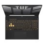 portable gaming asus tuf f15 fx507zc4 i5 12500h ssd rtx 3050 top view noir