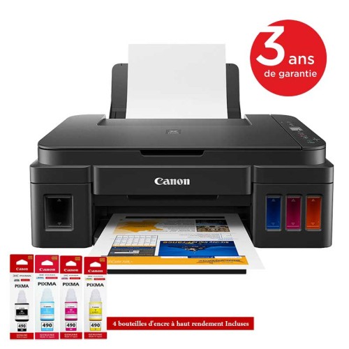 Imprimante multifonction Jet d'encre Canon Pixma G2410 - Couleur Imprimante multifonction Jet d'encre Canon Pixma G2410 - Couleur