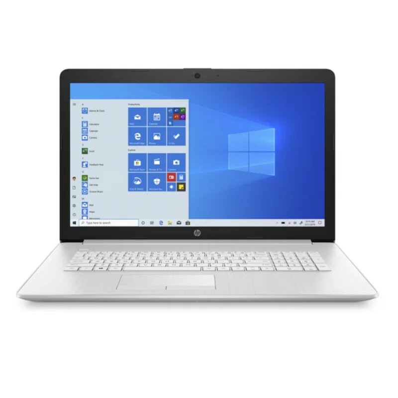 pc portable hp  i7-1 8go 1to silver  front view