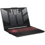 pc gaming asus tuf a15 507rf r7 left side view noir