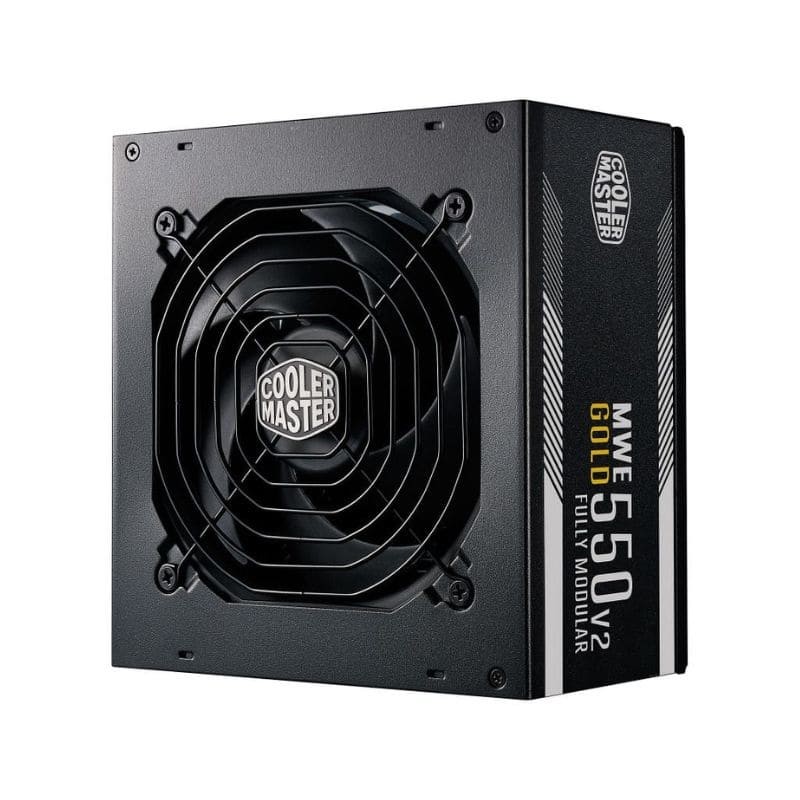 alimentation 550w cooler master mwe gold v2 modular noir