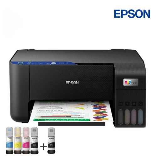 Imprimante à réservoir intégré 3 en1 Epson ECOTANK L3251 Couleur / Wi-Fi Imprimante à réservoir intégré 3 en1 Epson ECOTANK L3251 Couleur / Wi-Fi Direct