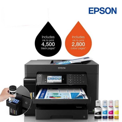 Imprimante à réservoir intégré Multifonctions 4en1 Epson EcoTank L15160 - Wifi Imprimante à réservoir intégré Multifonctions 4en1 Epson EcoTank L15160 - Wifi