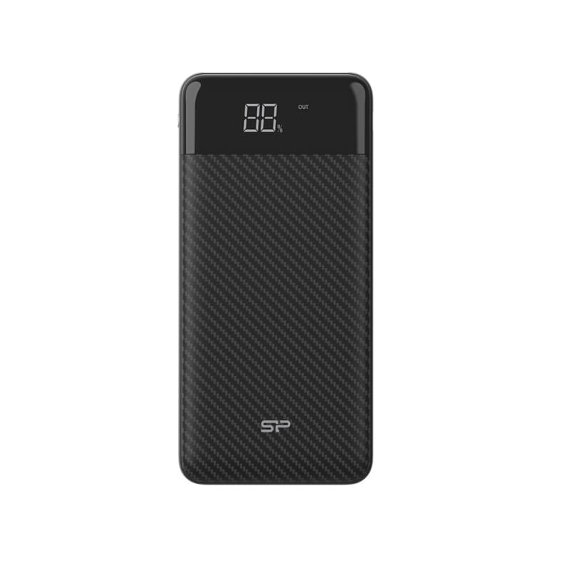 Power Bank Silicon GP28 10000mAh  Noir front view