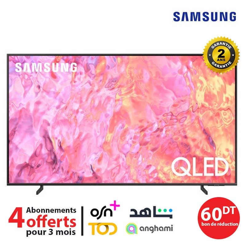 TV Samsung 50'' QLED 4K UHD Smart TV  QA50Q60CAUXMV  - Wifi - Q60C