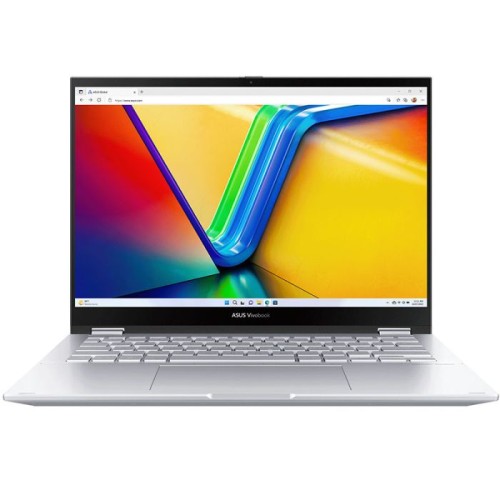 PC Portable ASUS VIVOBOOK 16X I5-12500H RTX2050 8Go 512go SSD Win11 Silver (S3605ZF-RP619W) Vue latérale du ASUS Vivobook 16X i5 avec ports visibles
