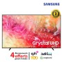 front view Tv Samsung DU7000 60" 4k Crystal UHD Smart