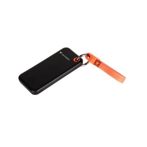 Pocket SSD VERBATIM Porte-clés avec fixation du câble 1TB Noir, Orange Pocket SSD VERBATIM Porte-clés avec fixation du câble 1TB Noir, Orange