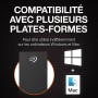 Compatible avec plusieurs plates-formes Disque dur externe Seagate One Touch Hub 16TB STLC16000400