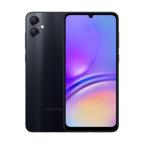 Profil latéral du Samsung Galaxy A05 affichant son design fin et élégant