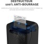 100% anti-bourrage Destructeur de papier Fellowes LX200 Coupe croisée