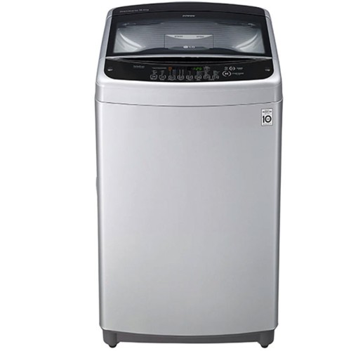 Lave Linge Top LG 13 KG Smart Inverter Silver T1388NEHGE front view Lave Linge Top LG 13 KG Smart Inverter Silver T1388NEHGE