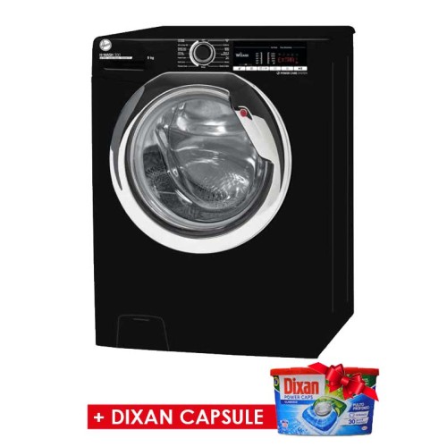 Machine à laver Hoover 9KG Smart Wifi Noir - (H3WS495TA) Machine à laver Hoover 9KG (H3WS495TA) -1400trs/mn Smart Wifi - Noir
