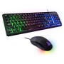 Pack Clavier et Souris Gamer The G-Lab COMBO IRIDIUM avec éclairage RGB