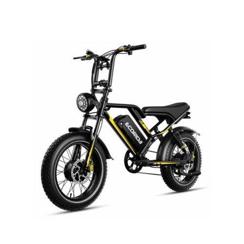 VÉLO ÉLECTRIQUE ECORIDE ER2 DUAL - 2000W - Noir ECORIDE ER2 Dual 2000W Vélo Électrique Noir