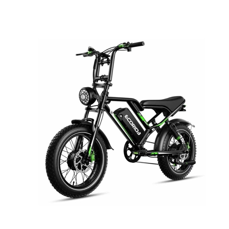 Vélo ECORIDE ER2 Dual 2000W Noir Performance Électrique en Tunisie