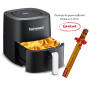 Friteuse sans huile 5,5L TECHWOOD 1700W Noir + Papiers cuisson gratuit