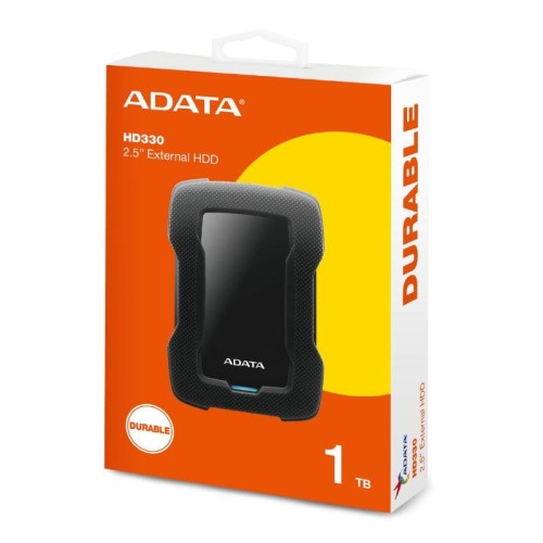 Disque dur externe Adata 1To Anti-choc HD330 USB 3.2 Noir Disque dur externe Adata 1To Anti-choc HD330 USB 3.2 Noir
