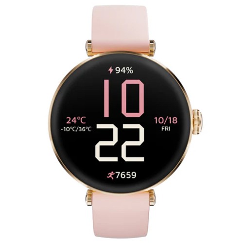 Montre Connectée Kieslect Lady SmarWatch Pura Gold front view Montre Connectée Kieslect Pura Gold