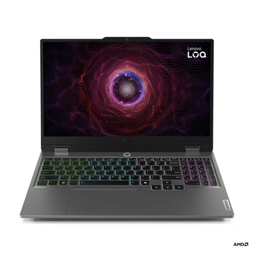 Pc portable Lenovo LOQ 15ARP9 R7 12Go 1To SSD RTX 4050 83JC00DQFG Lenovo LOQ 15ARP9 - Vue de face