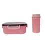 Kit Lunch Box Et Bouteille D'eau Rose