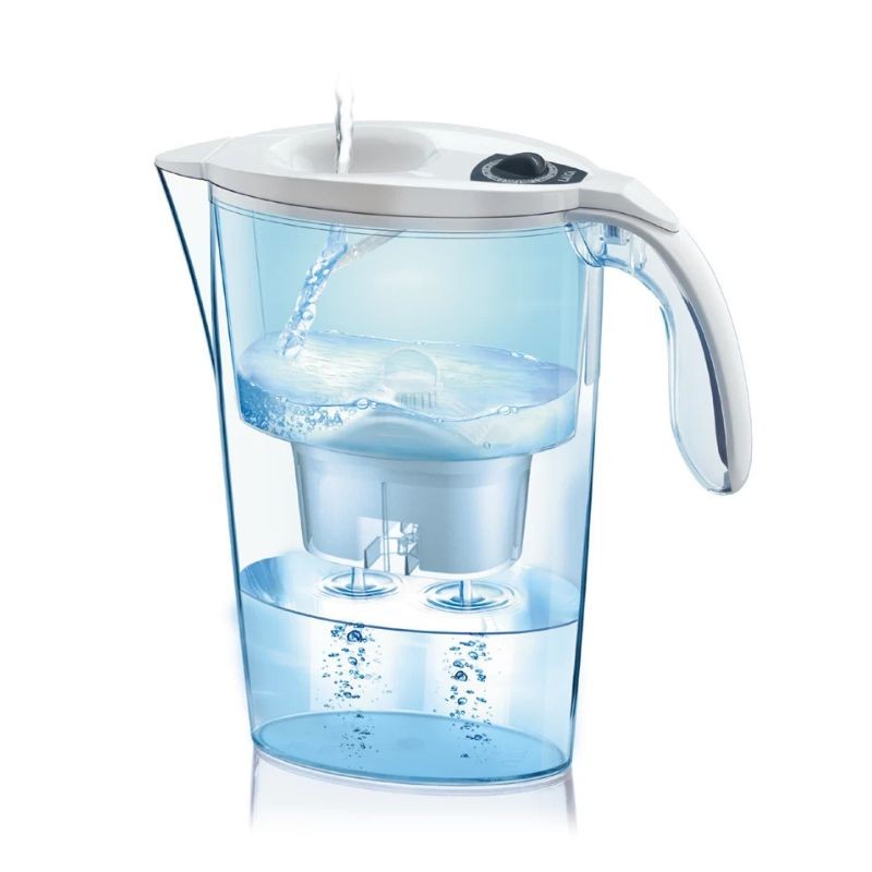 Carafe Filtrante à Eau Laica 2.3L J31-CC Blanc