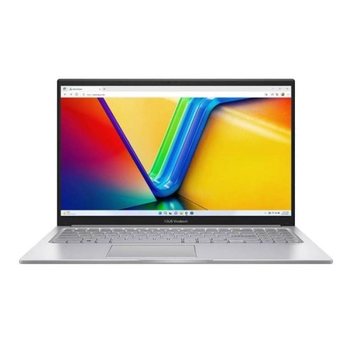 PC Portable Asus Vivobook 15 X1504VA- Intel Core 5 120U 8Go 512Go SSD Silver PC Portable Asus Vivobook 15 X1504VA Silver vue de face