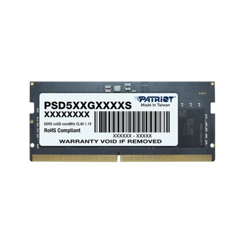 Barette Mémoire PATRIOT SO-DIMM DDR5 16GB 4800