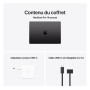 contenu du coffret Apple MacBook Pro 14" Apple M4 2024 512 Go SSD/16Go Noir