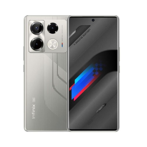 Smartphone INFINIX Note 40 Pro+ 5G 12Go 256Go BMW Racing Edition Gris front view Smartphone INFINIX Note 40 Pro+ 5G 12Go 256Go