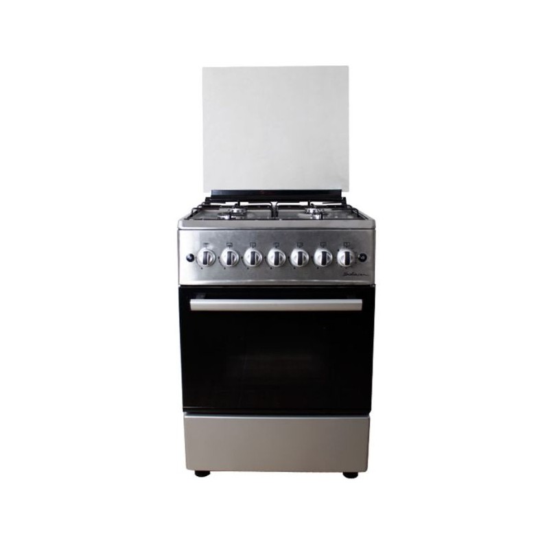 Cuisinière à Gaz SOTACER F6B40G2I 4 Feux 60cm Silver