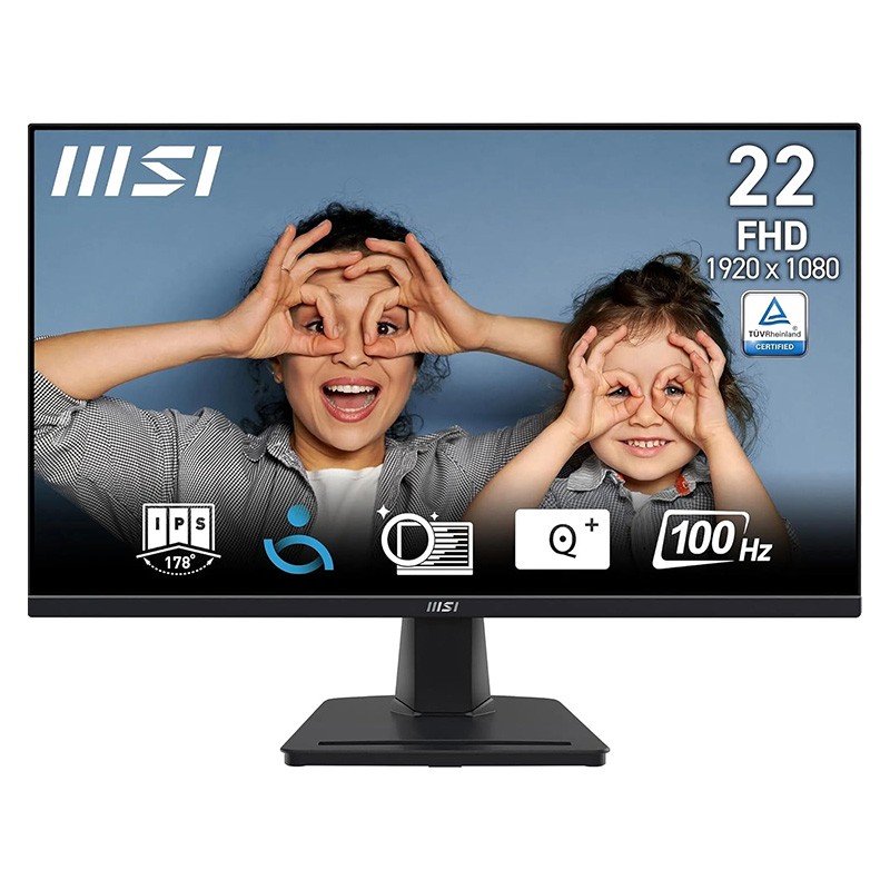 Écran MSI Pro MP225 vue de face – meilleur prix en Tunisie