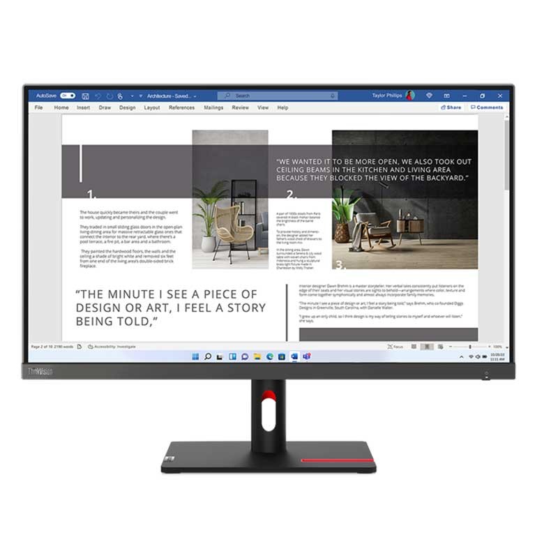 Ecran ThinkVision S27i-30 - 27'' - IPS -  FHD - 100Hz (63DFKAT4EU)