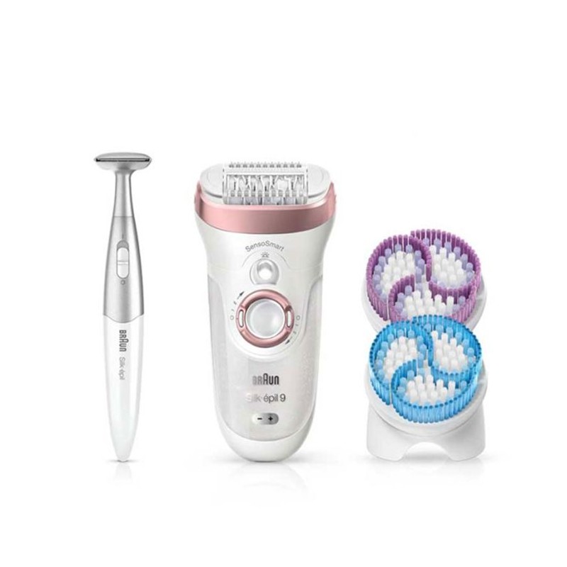 Épilateur BRAUN SES9-980 série 9 wet & dry Blanc