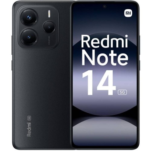 Smartphone Xiaomi Redmi Note 14 5G 6Go 128Go Noir Smartphone Xiaomi Redmi Note 14 5G 6Go 128Go Noir