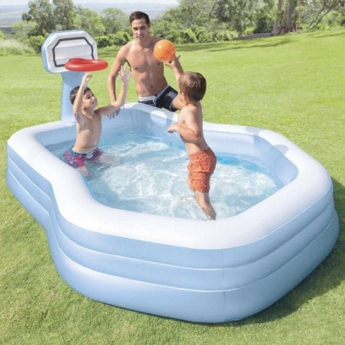 Piscine Gonflable Intex 57183NP - avec Panier de Basket Piscine Gonflable Intex 57183NP avec panier de Basket