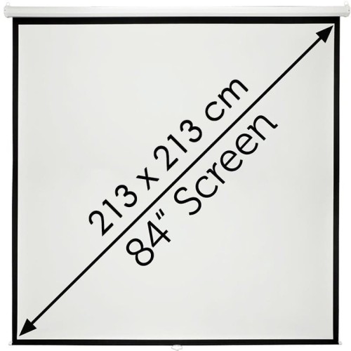 Ecran de Projection Mural Manuel Telon| 213x213cm | 84"X84" Ecran de projection mural Manuel Telon 213x213cm